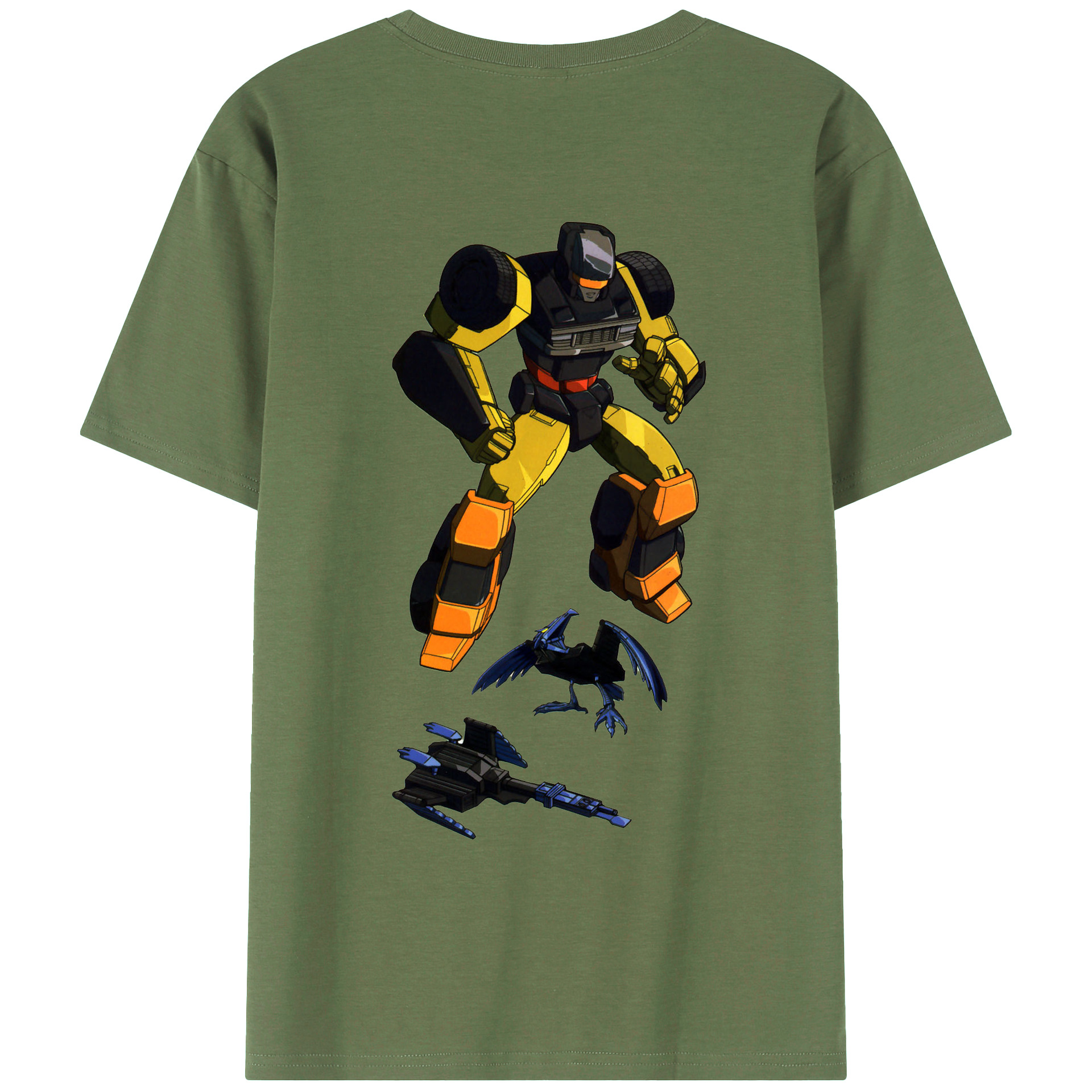 （画像用）  綿100％ メンズ半袖Tシャツ（バックプリント） 通気性